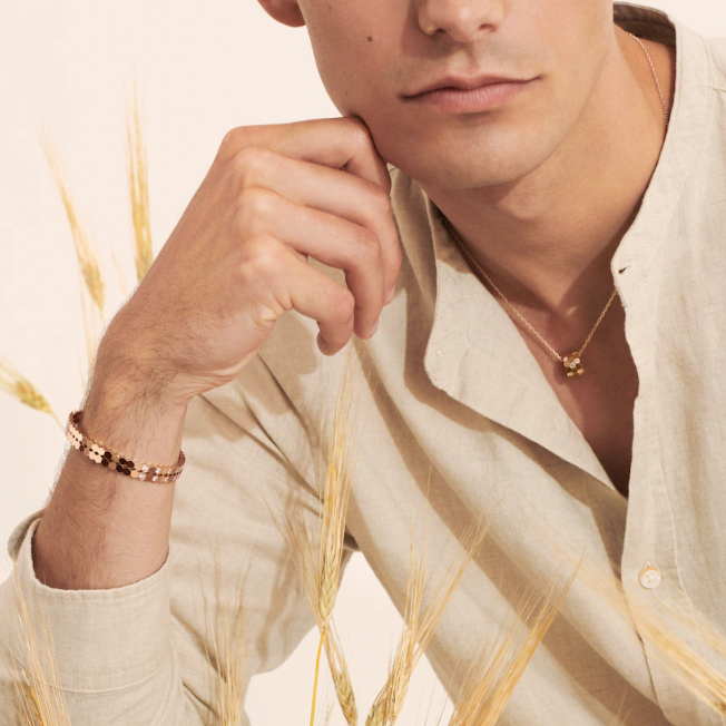 BEE MY LOVE PENDANT SMALL MODEL Rose gold, diamonds